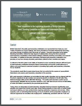 BC Colleges - Select Standing Committee Presentation
