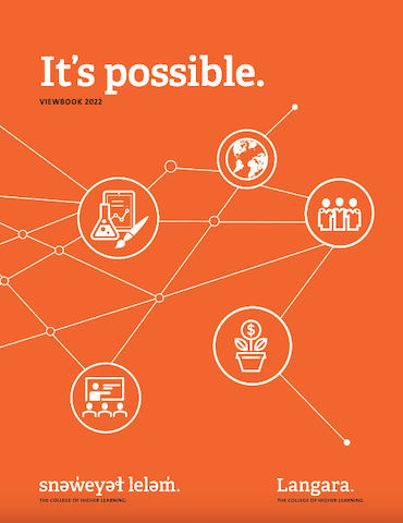 Langara College Viewbook 2022 Langara College Viewbook 2022